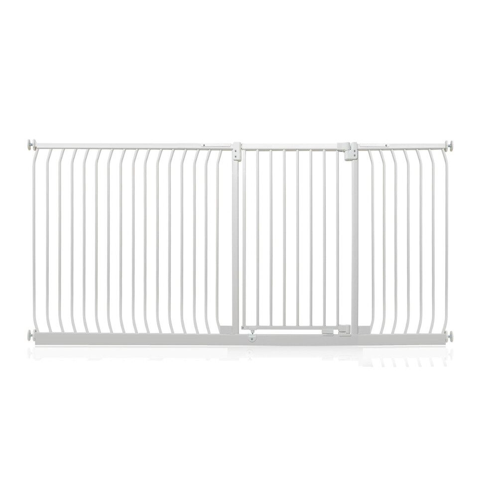 Safetots (Matt 216Cm - 225Cm) Extra Tall Elite Safety Gate White