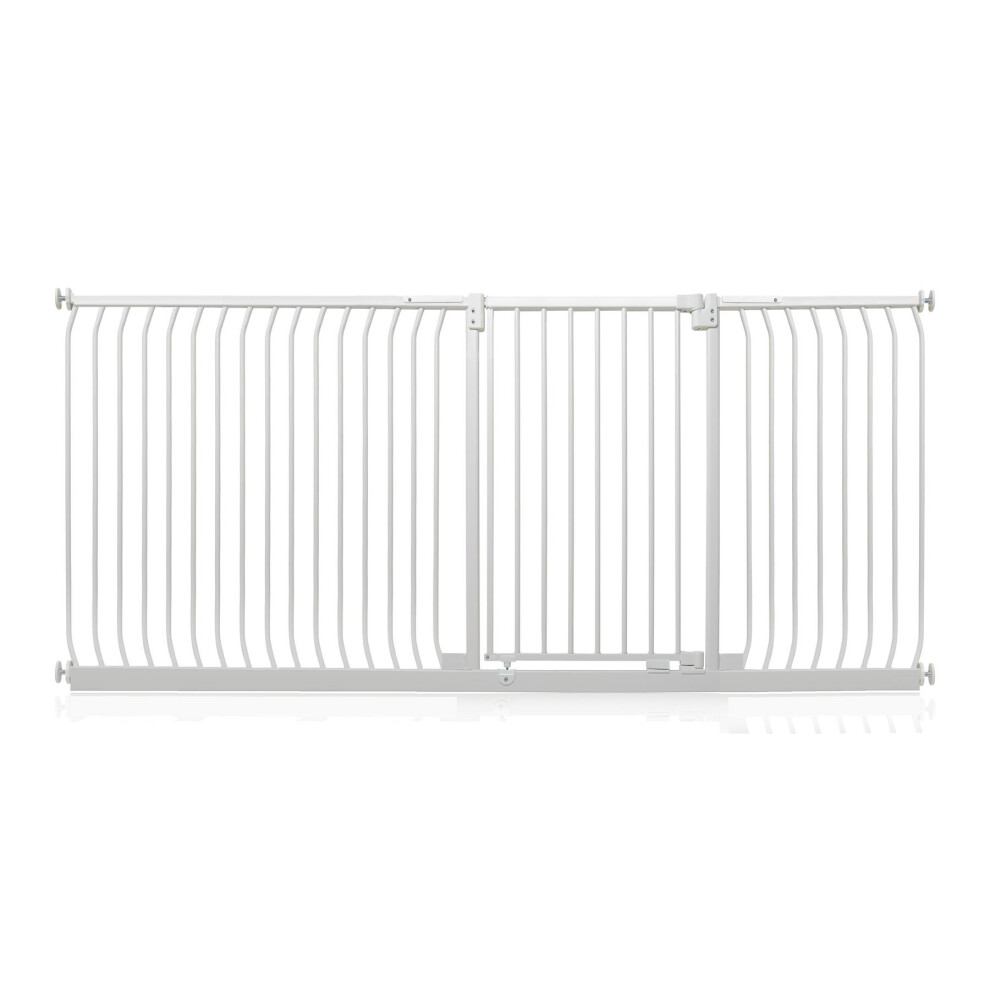 (Matt White, 225cm - 234cm) Safetots Extra Tall Elite Safety Gate-image-OPC-PH2NZVF-NEW