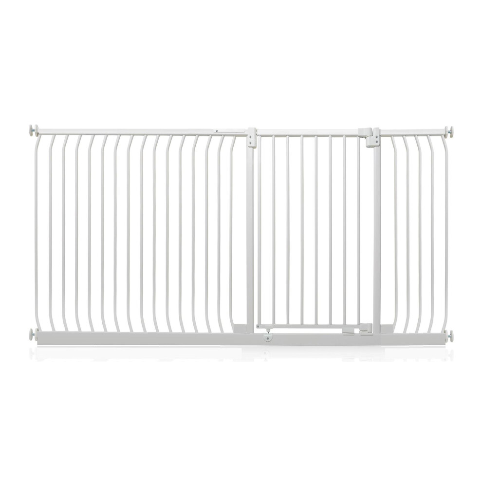 (Matt White, 198cm - 207cm) Safetots Extra Tall Elite Safety Gate-image-OPC-PH2NZV9-NEW
