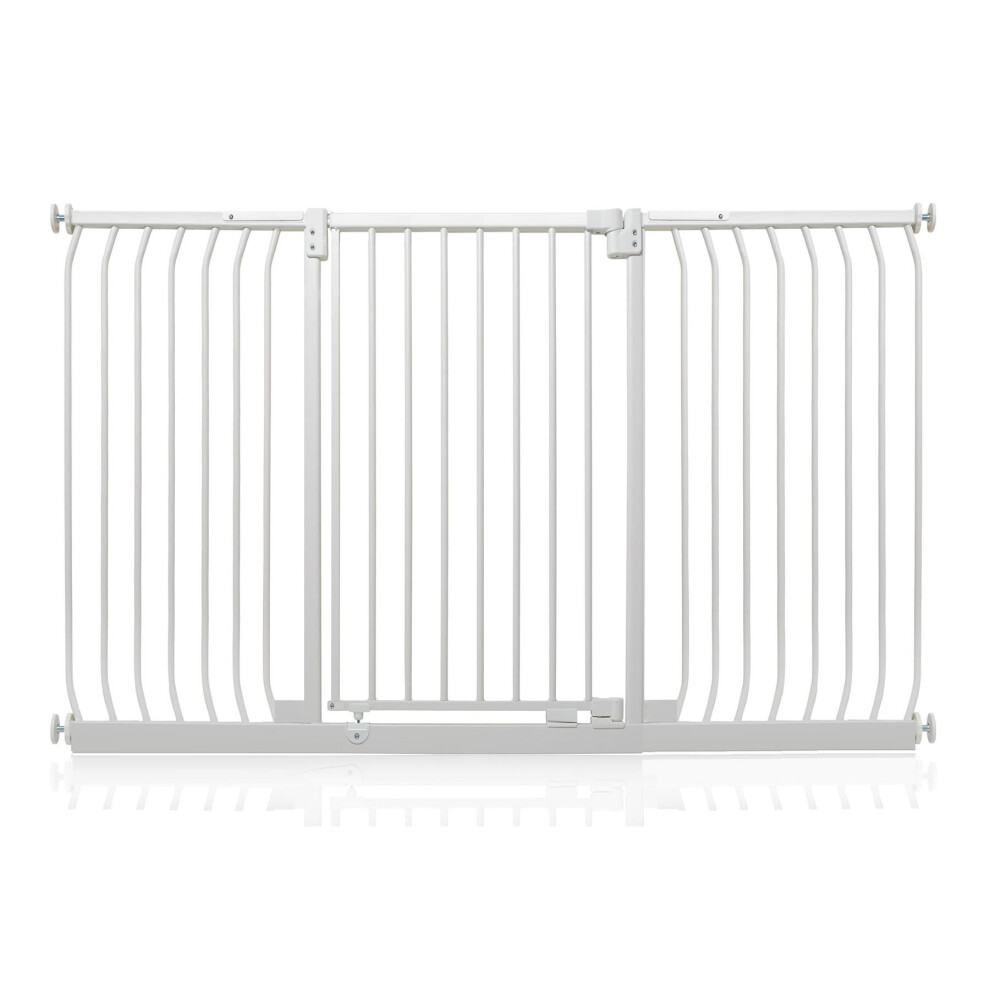 (Matt White, 170cm - 179cm) Safetots Extra Tall Elite Safety Gate-image-OPC-PH2NZTZ-NEW