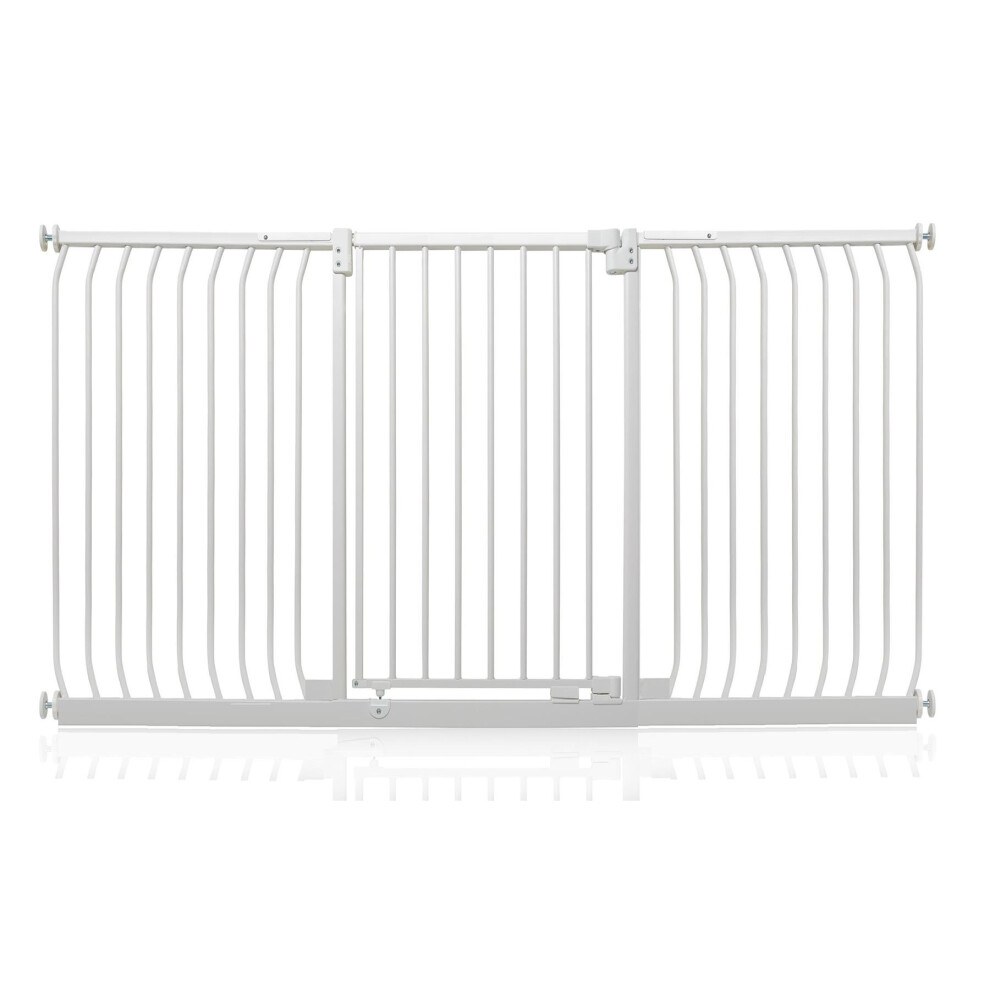 Safetots (Matt 197Cm - 206Cm) Extra Tall Elite Safety Gate White