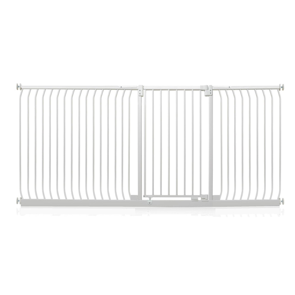 (Matt 234Cm - 243Cm) Extra Tall Elite Safety Gate White Safetots