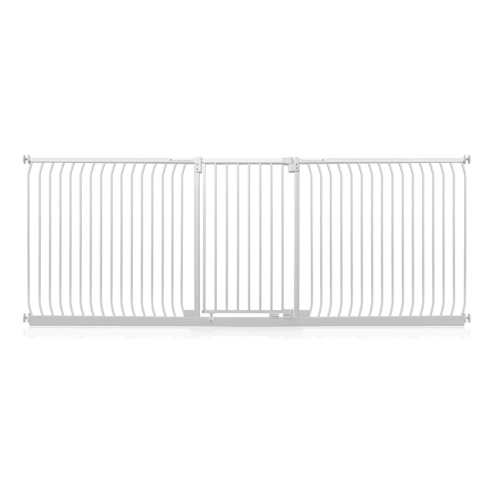 Safetots (Matt 271Cm - 280Cm) Extra Tall Elite Safety Gate White