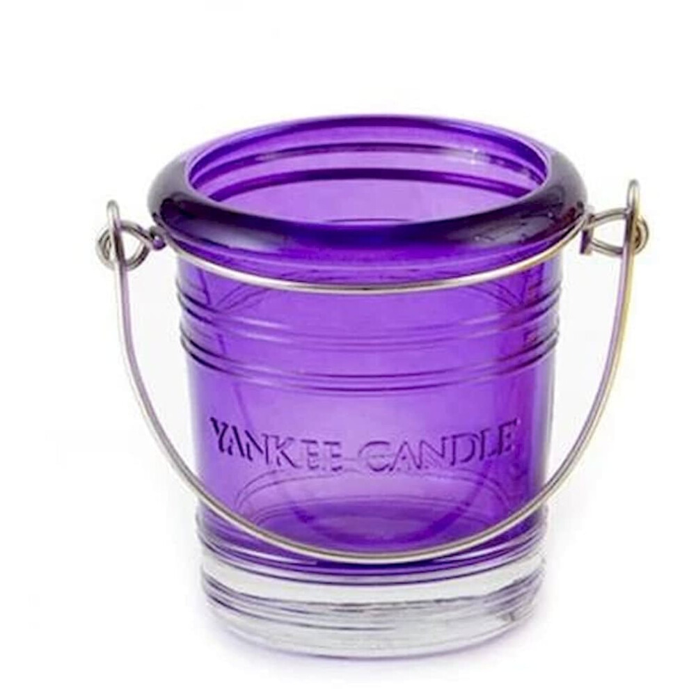 Yankee Candle Bucket Purple Votive Holder