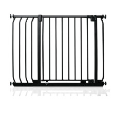 (Negro mate, 89cm - 98cm) Safetots Barrera Elite de Seguridad para Bebés
