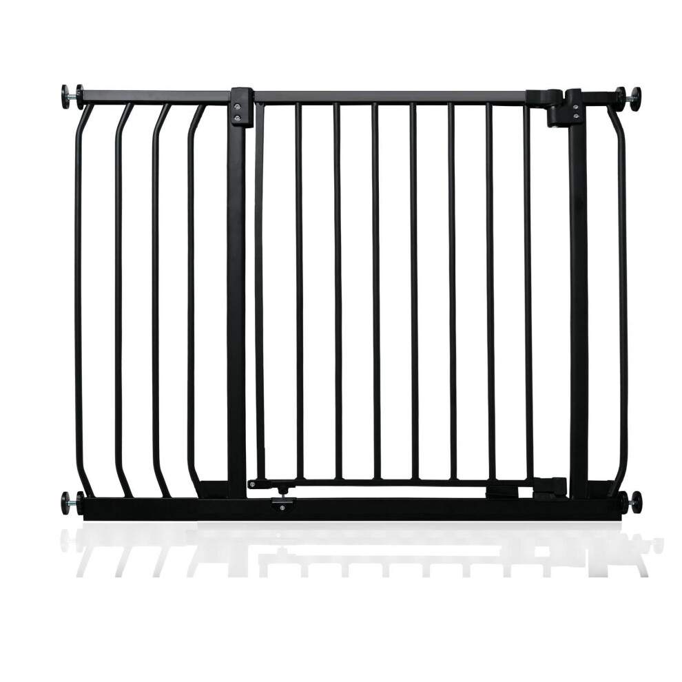 (Matt 89Cm - 98Cm) Elite Pressure Safety Gate Black Safetots