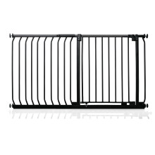 (Negro mate, 125cm - 134cm) Safetots Barrera Elite de Seguridad para Bebés