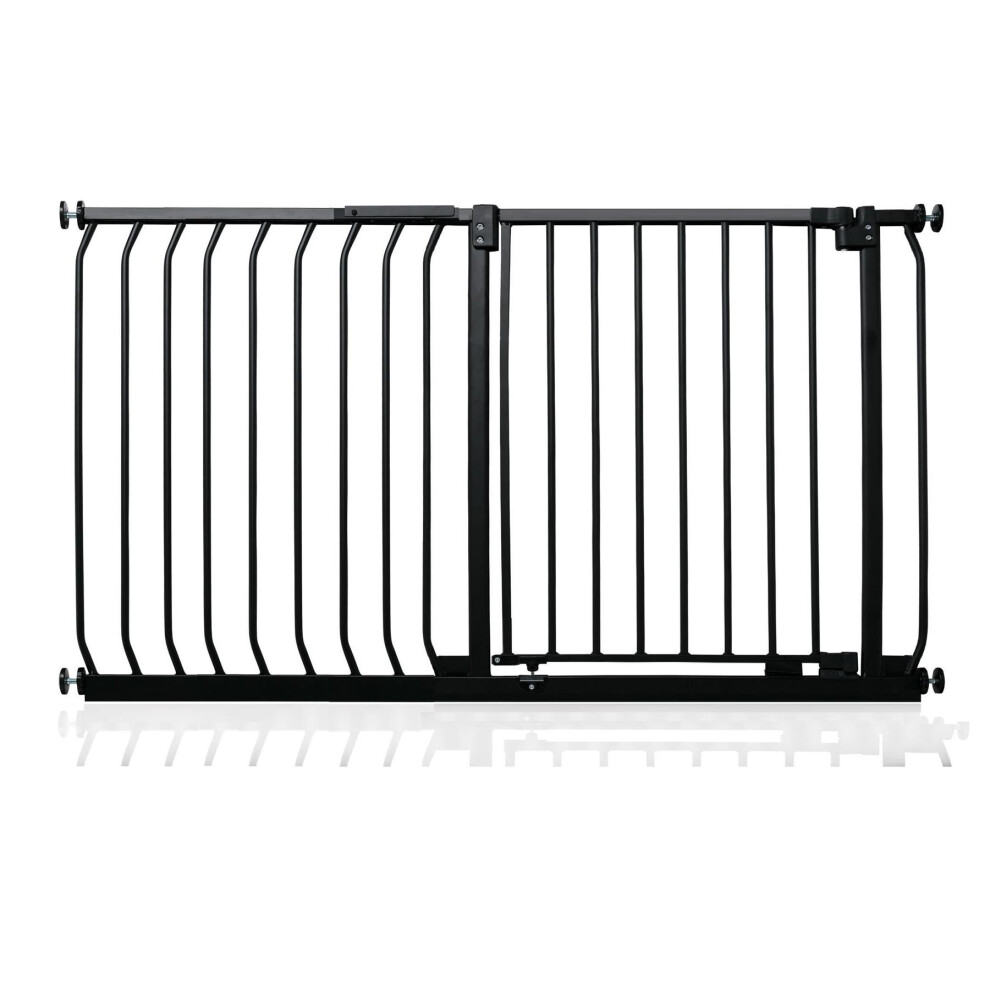 (Matt Black, 116cm - 125cm) Safetots Elite Pressure Safety Gate-image-OPC-PH2NZYS-NEW