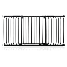 (Negro mate, 152cm - 161cm) Safetots Barrera Elite de Seguridad para Bebés