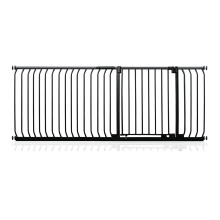 (Negro mate, 189cm - 198cm) Safetots Barrera Elite de Seguridad para Bebés