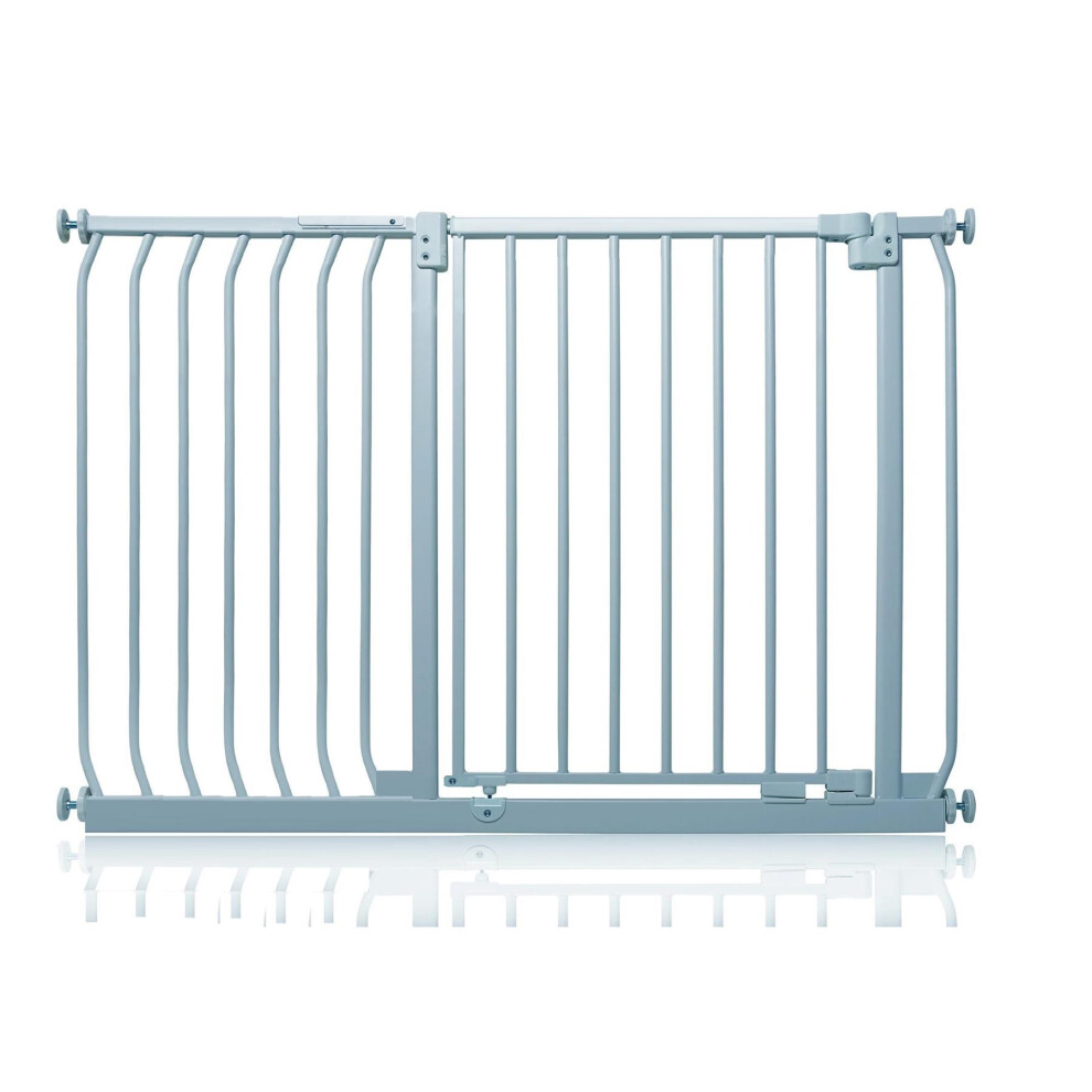 (Matt Grey, 116cm - 125cm) Safetots Elite Pressure Safety Gate-image-OPC-PH2NZZP-NEW