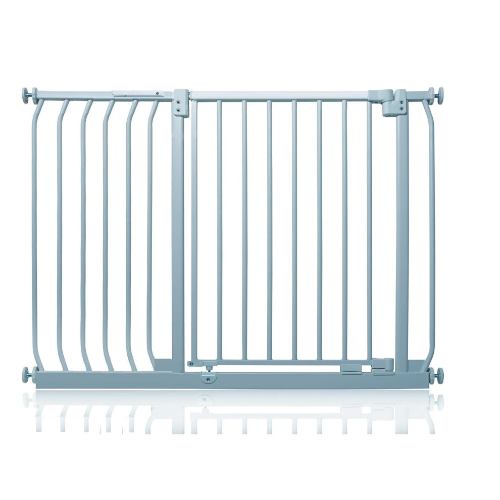 (Matt Grey, 107cm - 116cm) Safetots Elite Pressure Safety Gate-image-OPC-PH2NZZN-NEW