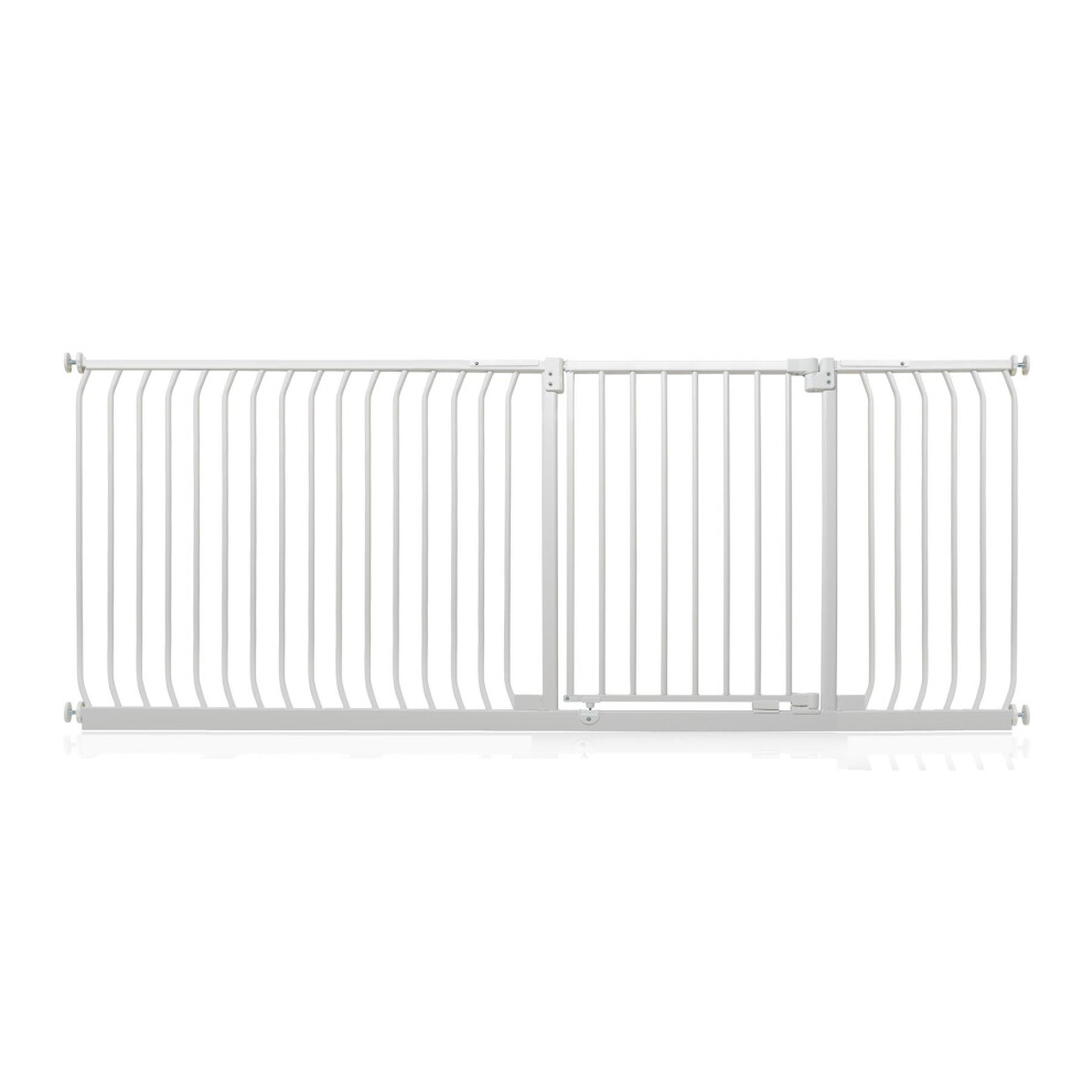 (Matt 207Cm - 216Cm) Elite Pressure Safety Gate White Safetots