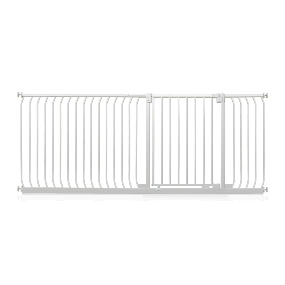 (Matt 198Cm - 207Cm) Elite Pressure Safety Gate White Safetots
