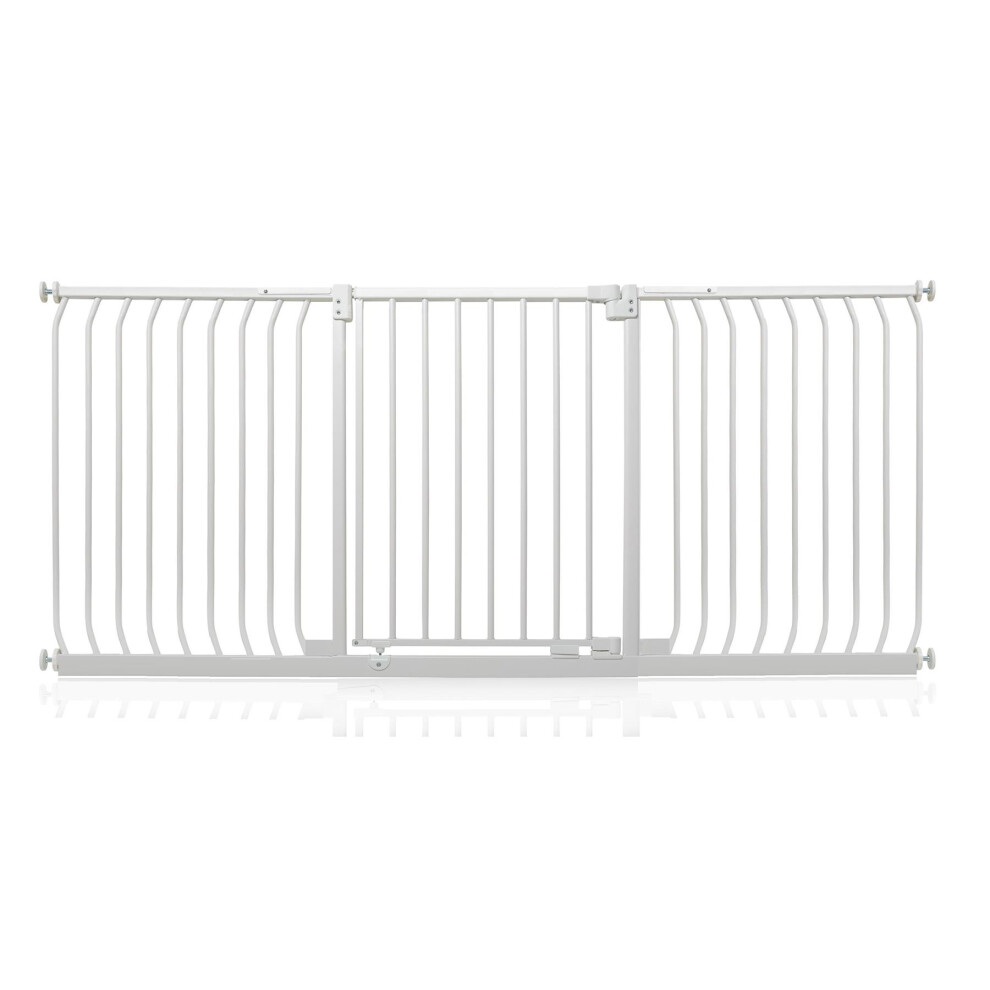 (Matt 197Cm - 206Cm) Elite Pressure Safety Gate White Safetots