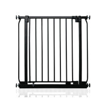 (Negro mate, 65.5cm - 74.5cm) Safetots Barrera Elite de Seguridad para Bebés