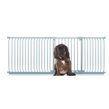 (Gris, 234cm - 243cm) Bettacare Puerta Elite a Presión para Perros