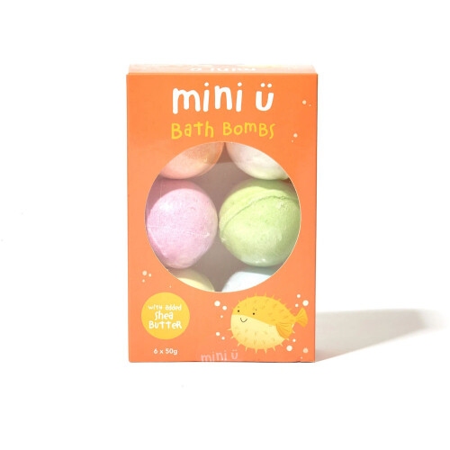 Mini-U Shea Butter Badebomben 6x50g