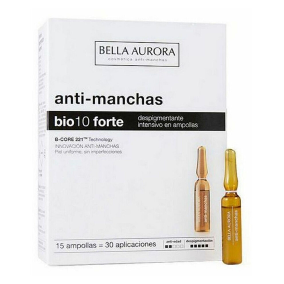 Bella Aurora Bio10 Forte Intensive Depigmenting Facial Ampoules, 15X2 Ml