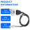 5WK96747 Nitrogen Oxygen Sensor NOX Sensor for Renault Trafic X82 5