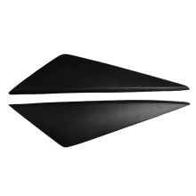 Car Front Headlight Eyebrow Head Light Eyelid Eyebrow Resin Trim