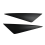Car Front Headlight Eyebrow Head Light Eyelid Eyebrow Resin Trim 4