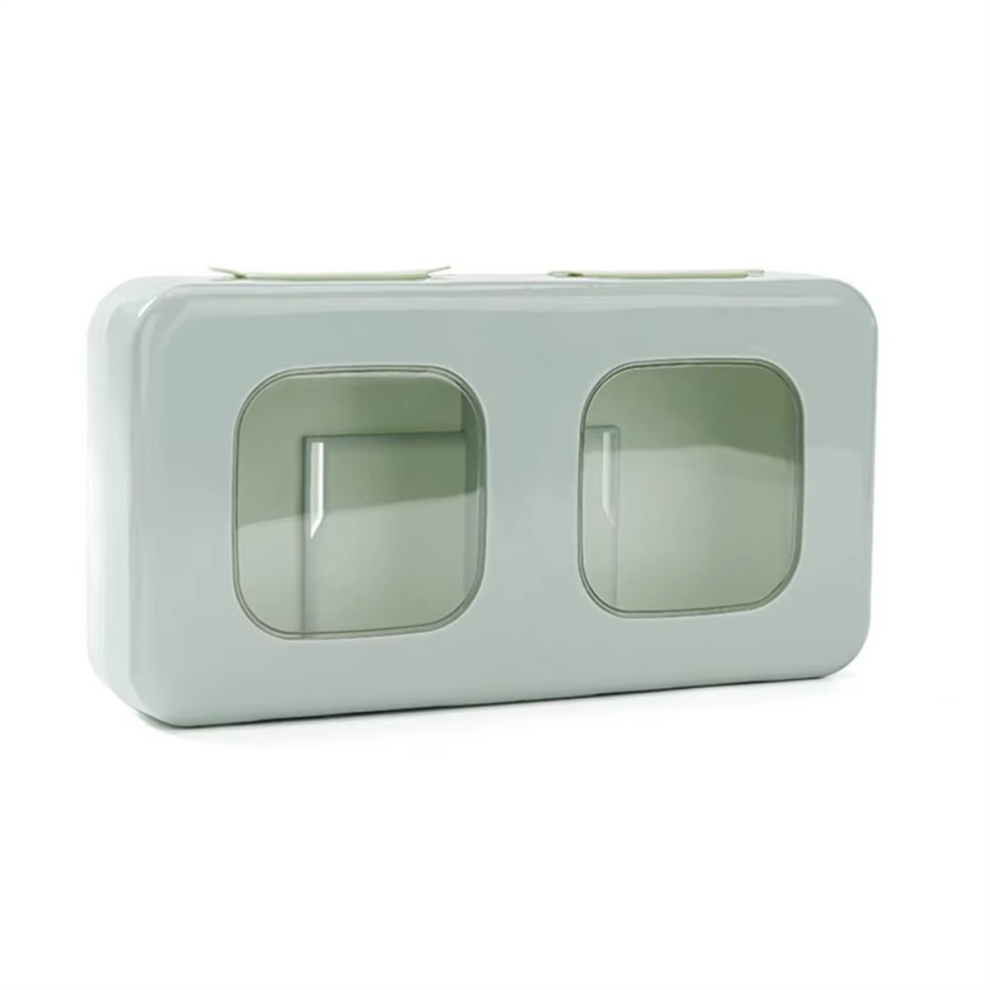 Caja De Almacenamiento De PláStico Para Envolver En La Pared Con Tapa De Goma Suave, B-image