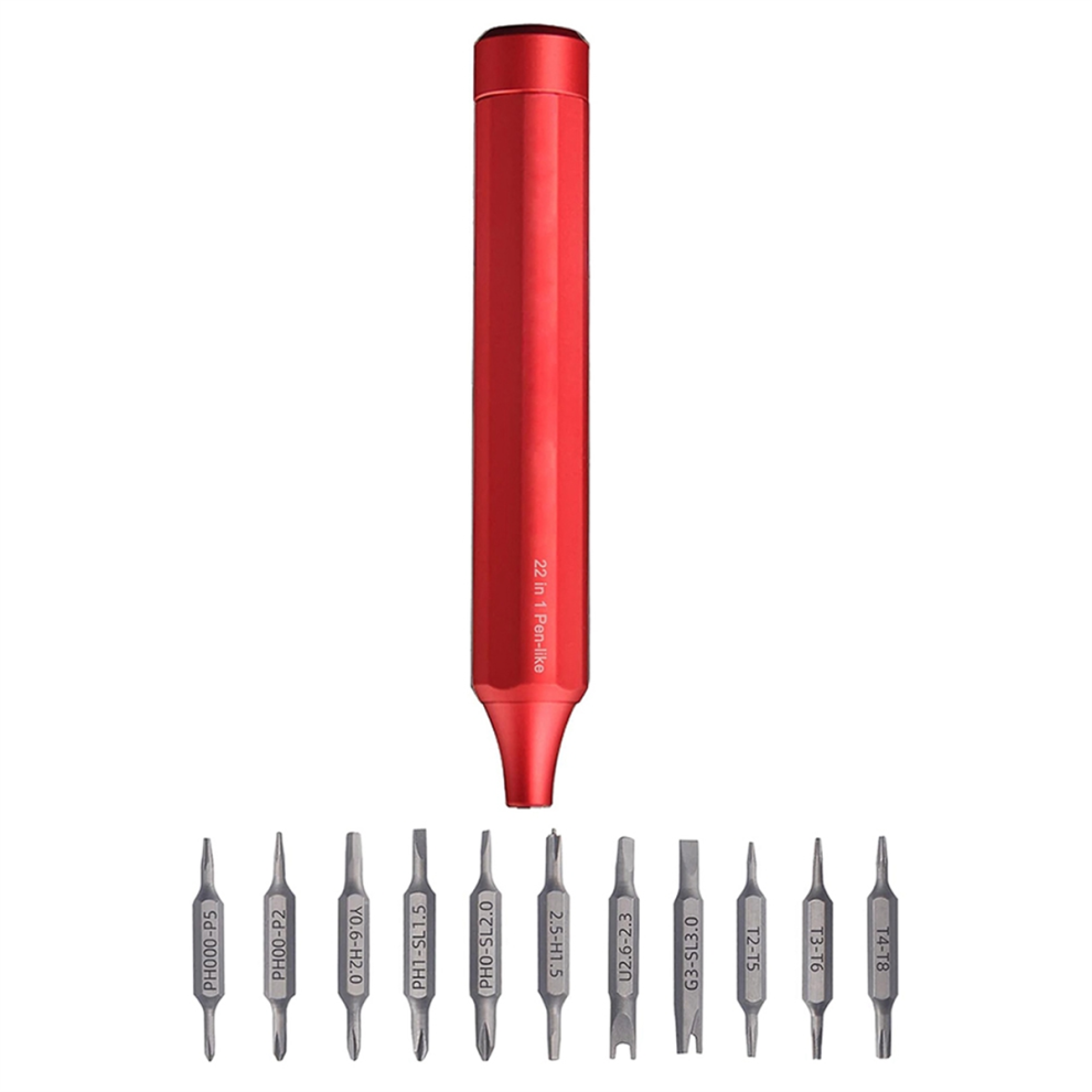 22 In 1 Screwdriver Set, Pen Shaped Small Precision Mechanic Tool Set 4852522443386