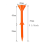 Golf Pin Tee Cup Wine Glass Bracket Plastic Tee Without support layer 2