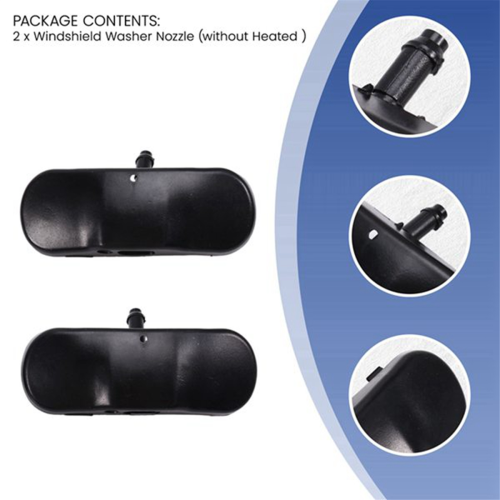 2 pezzi Ugello di spruzzo per lavavetri parabrezza 2KD955985 per VW 2