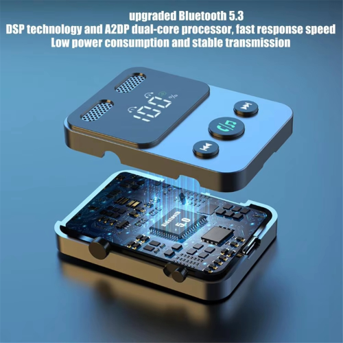 Tecnologia adattatore AUX trasmettitore ricevitore Bluetooth 5.3 A2DP 1