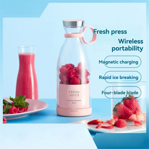 Presse-agrumes électrique portable sans fil, rose 1