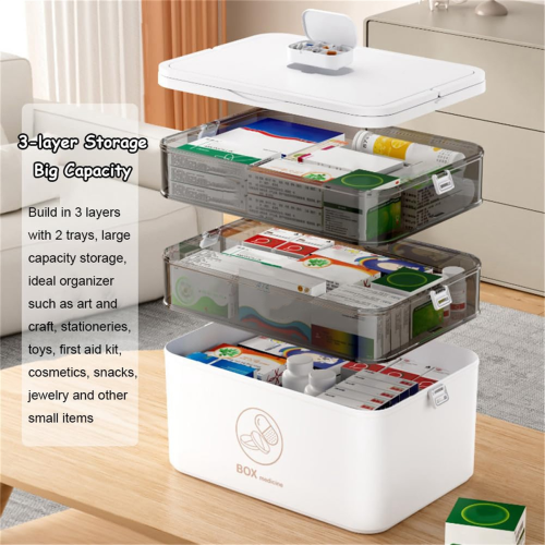 Medicine Storage Box Portable Medicine Box Medicine Storage Box 1