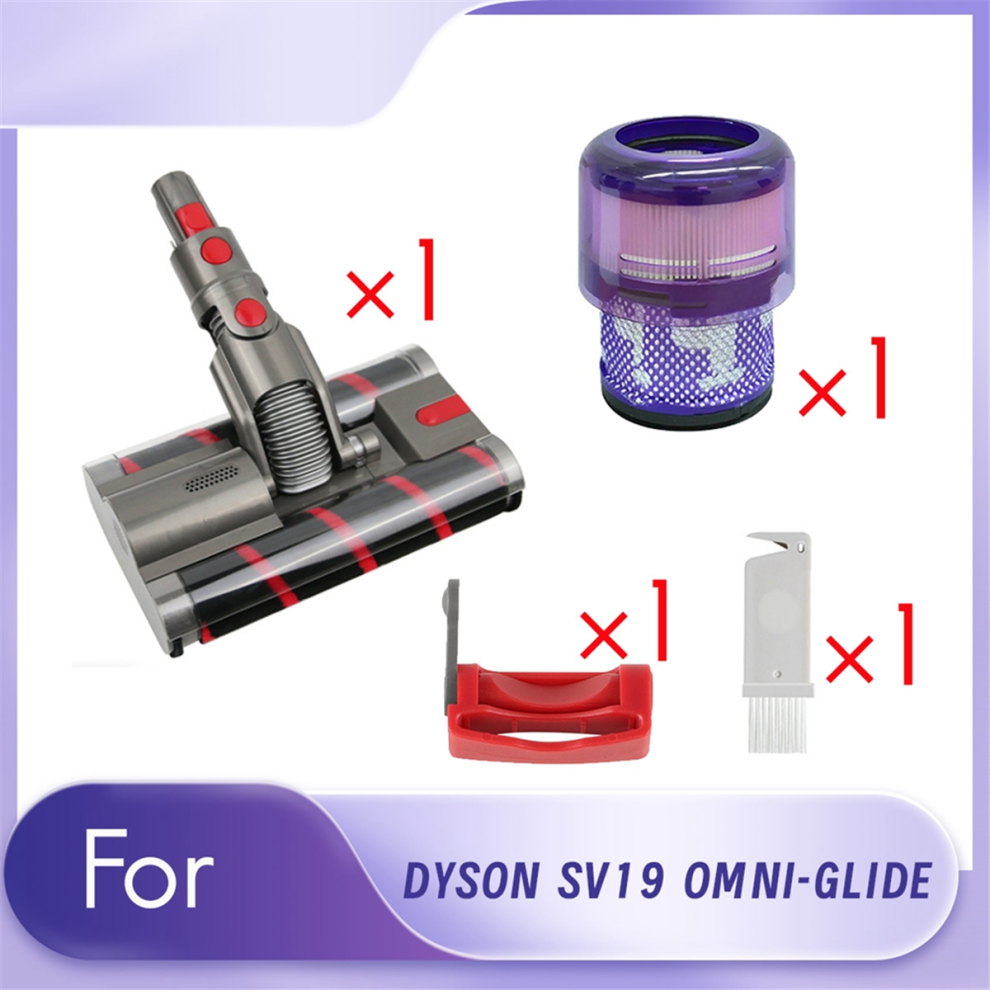 Para Cepillo De Doble Rodillo Dyson + Filtro SV19 + Cabezal De Aspiradora Con Interruptor De Bloqueo-image