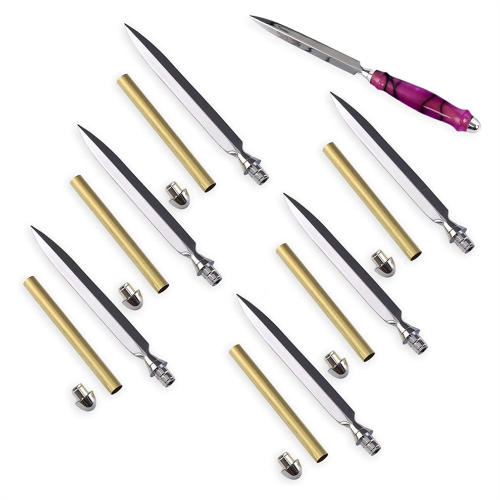 Letter Opener Project Kit - Chrome Finish, 6 Pieces