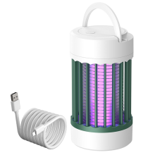 Electric Shock Mosquito Killer Lamp Camping Mosquito Trap Green