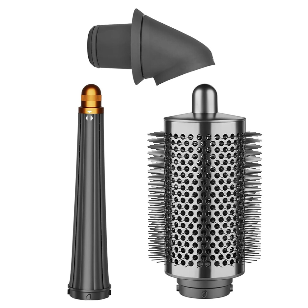 Brosse conique et grande brosse ronde avec adaptateur pour sèche-cheveux Dyson