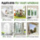Window Screen Adjustable Magnetic Window Screen Replacement 4