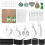 Sublimation Earring Blanks Bulk,Unfinished MDF Earrings for DIY 5