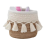 Hand-woven Cotton Cord Woven Storage Basket Desktop Storage Khaki 1