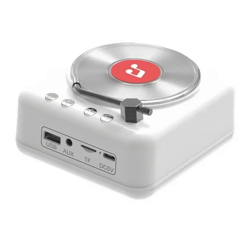 Retro Vinyl Record Bluetooth Speaker Mini Vintage Surround Sound 4852911561721