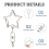 50Pc Star Shaped Keychain Clip for Jewelry Making 2