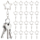 50Pc Star Shaped Keychain Clip for Jewelry Making 1