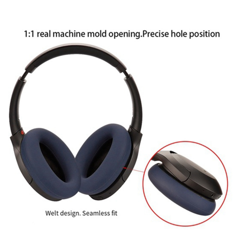 1 ζεύγος μαξιλαράκια αυτιών για ακουστικά SONY WH-H910N μπλε 2