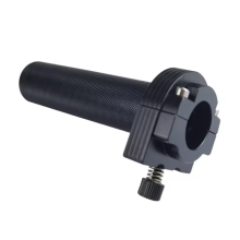 Motorcycle 1 inch Handlebar Grips Black Throttle Grip 26mm Hand Grip