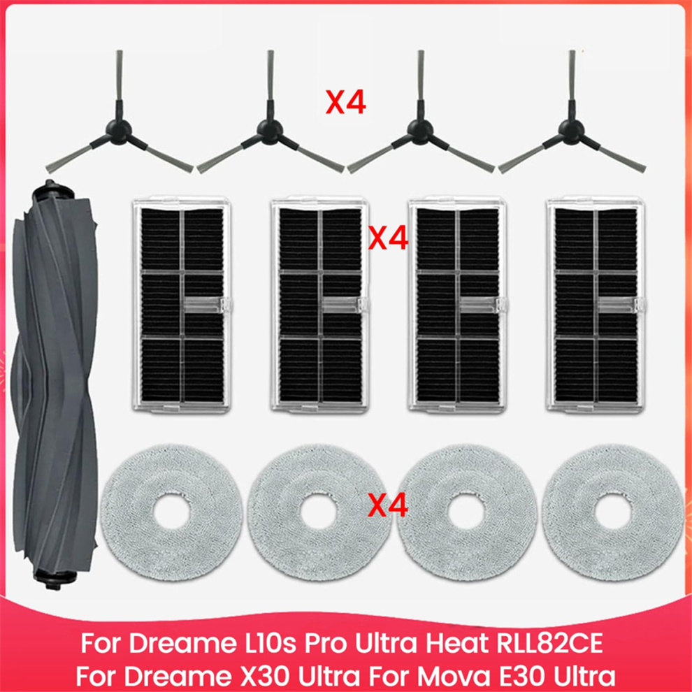 Voor Dreame, Mova E30 Ultra Vacuum Hoofdborstel Hepa Filter Mop-image