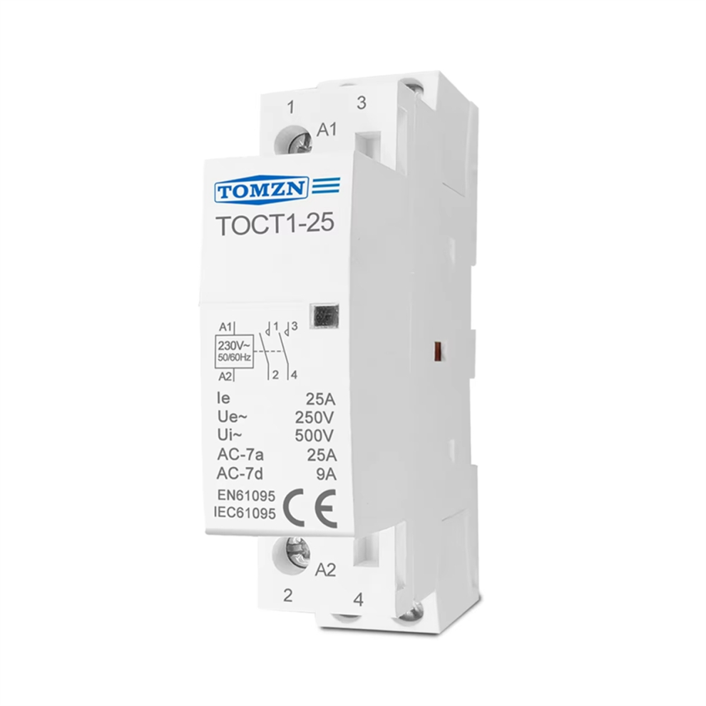 Tomzn Toct1-25 2P 25A Modular Contactor 4852911583402
