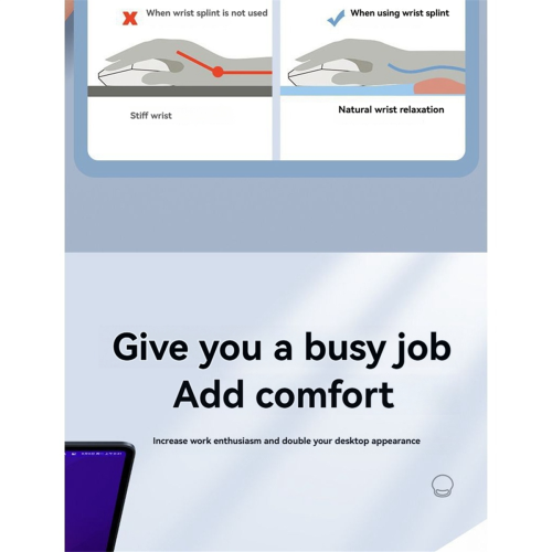 3 in 1 Mouse Pad Sets with Keyboard Wrist Rest Support 2