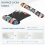 3 in 1 Mouse Pad Sets with Keyboard Wrist Rest Support 2