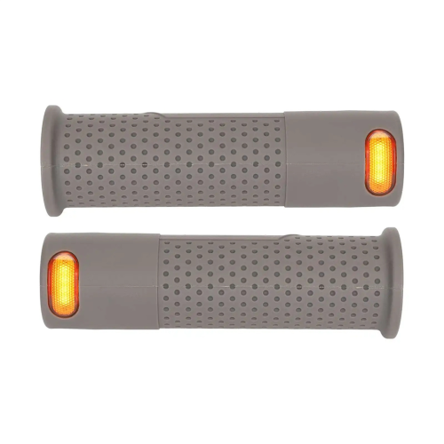 Scooter Hand Bar Grips mit Blinker Licht Lenker Grau 2
